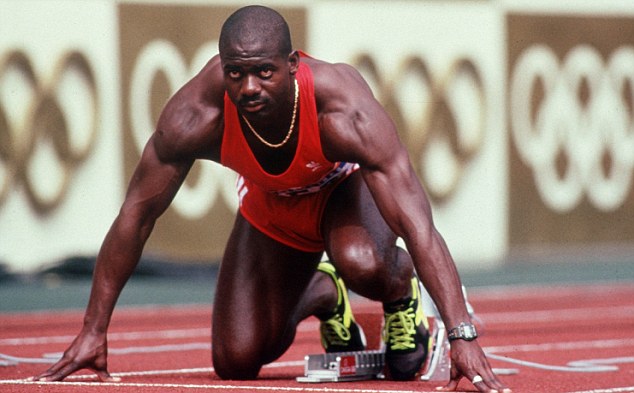 1988: Ben Johnson of the USA is set in his block prior to the start of the men''s 100M Final at the 1988 Olympic Games in Seoul, Korea. Mandatory Credit: Tony Duffy/ALLSPORT